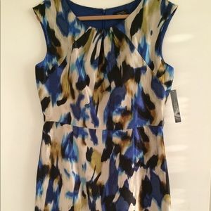 Tahari Dress - Royal Blue Multi-Color